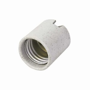 Portalámpara de porcelana con soporte tipo niple 4 cm Surtek 136676