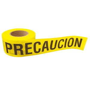 Cinta para barricada "PRECAUCION" ancho 3" de 304 m Surtek 137300