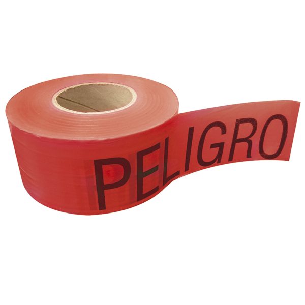 Cinta para barricada "PELIGRO" ancho 3" de 304 m Surtek 137301