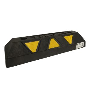 Tope de estacionamiento con triángulos reflejantes de 54 x 16 x 11 cm Surtek 137459