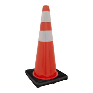 Cono de precaución con banda reflejante, 45 cm Surtek 137461