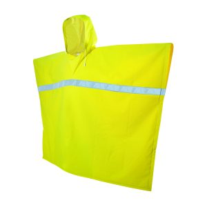 Poncho impermeable con cintas reflejantes unitalla Surtek 137619