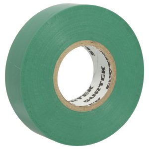 Cinta para aislar verde 19 mm x 9 m Surtek 138005