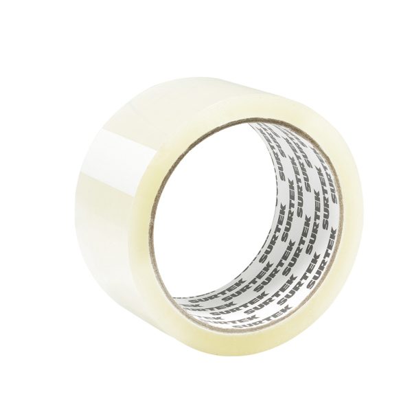 Cinta transparente hot melt para empacar 2" x 50 m Surtek 138022