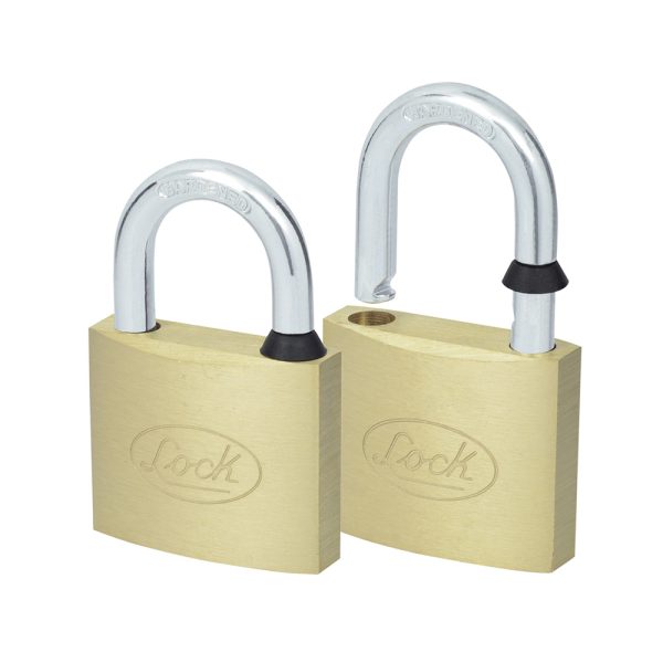 Juego de candados de latón cortos 40 mm, llave estándar, 2 piezas Lock 13CA