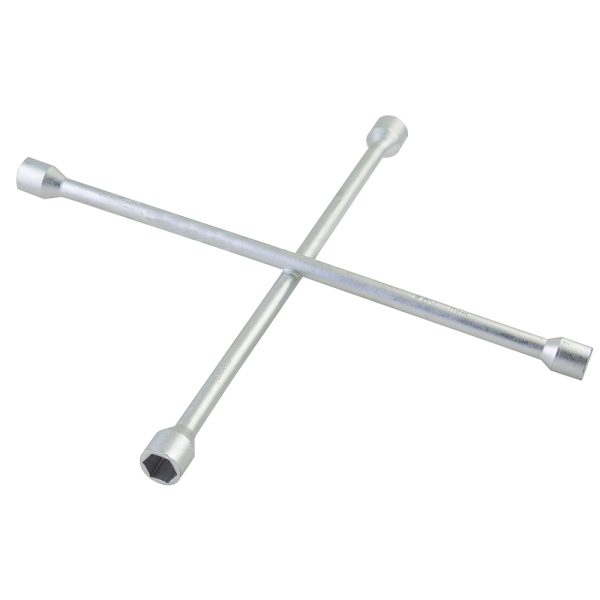 Llave de cruz cromada 18" Foy 140419