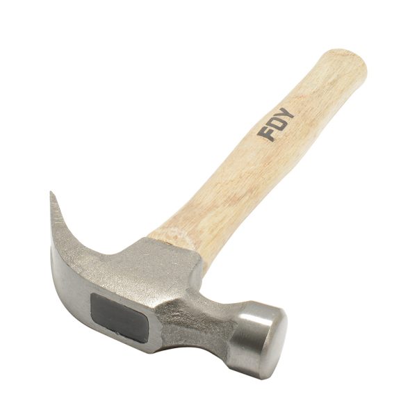 Martillo de uña curva con mango de madera de 13", 16 oz Foy 141816
