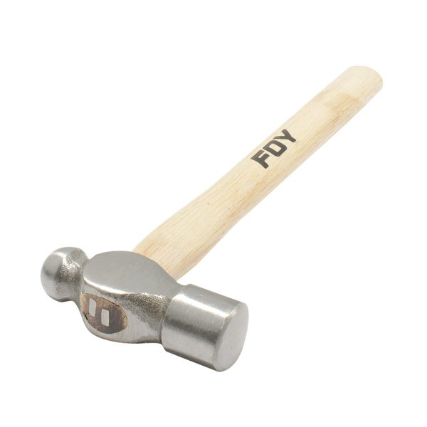 Martillo pulido de bola con mango de madera de 14", 16 oz Foy 141832