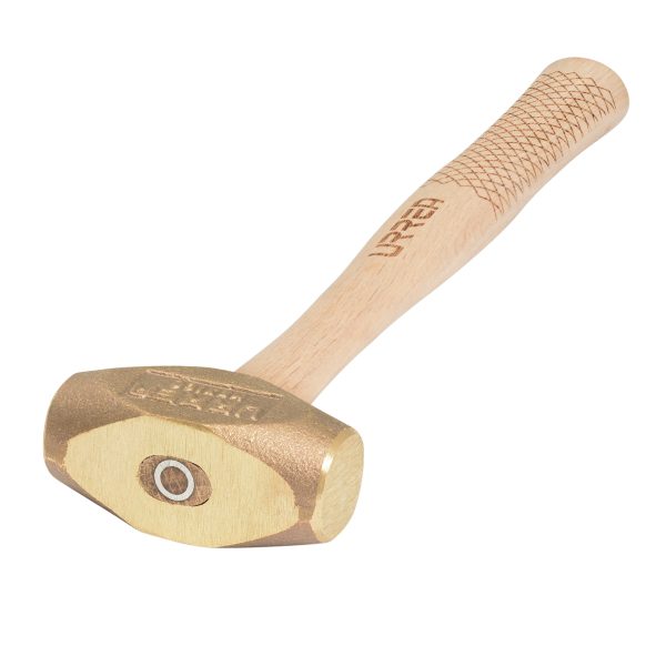 Marro de bronce con mango madera de encino de 14", 1.6 lb Urrea 1430