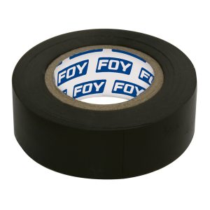 Cinta para aislar negra 19 mm x 9 m en blíster Foy 143449