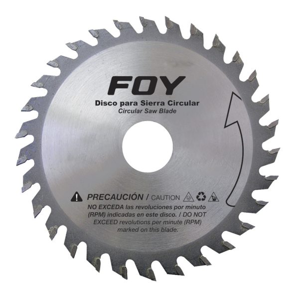 Disco para sierra circular para corte madera 40 dientes, 12" Foy 143560