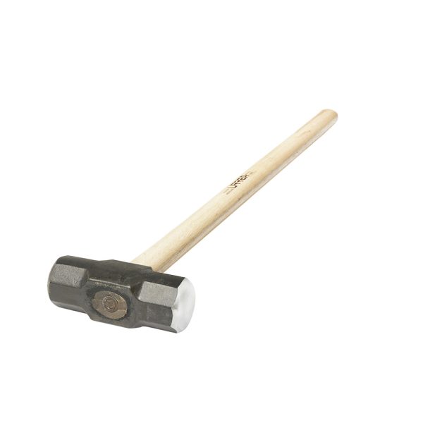 Marro octagonal cabeza maquinada con mango de hickory Americano de 36", 8 lb Urrea 1437G