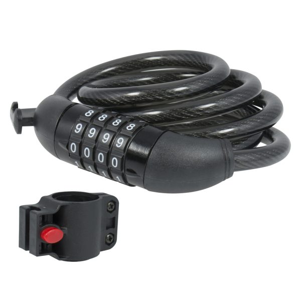 Candado de cable de combinación 8 mm x 1 m Lock 14CN