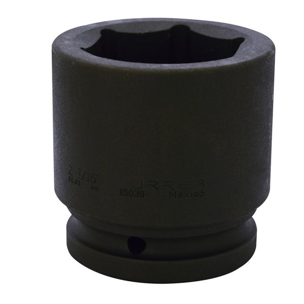 Dado de impacto cuadro de 1-1/2", 6 puntas, en pulgadas, 2-7/16" Urrea 15039