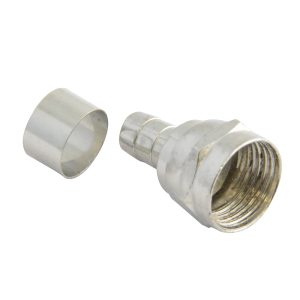 Conector para cable coaxial RG59 tipo campana, 4 piezas Surtek 153200