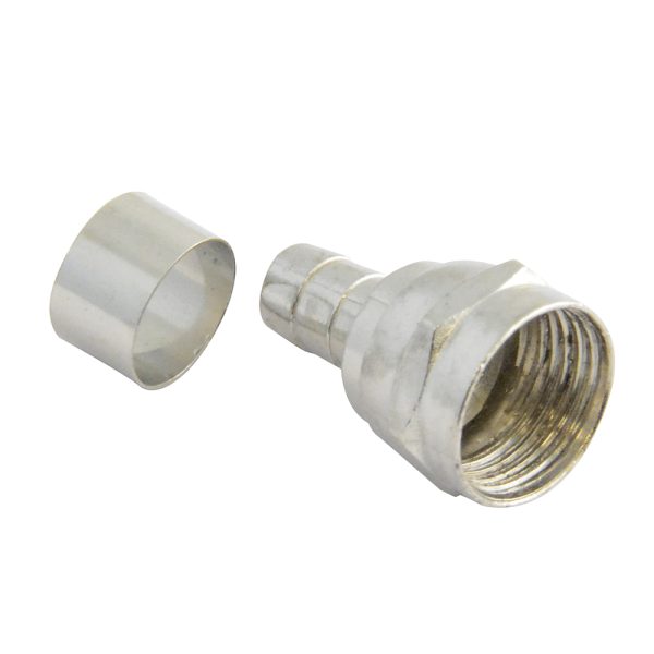 Conector para cable coaxial RG59 tipo campana, 4 piezas Surtek 153200