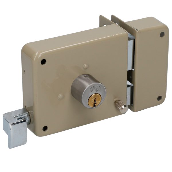 Cerradura de sobreponer función instala fácil, derecha, llave estándar, blíster Lock 16CS
