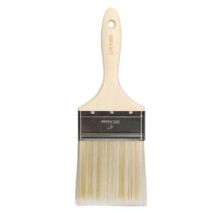 Brocha de cerdas de poliéster con mango de madera de 4" Urrea 19B40