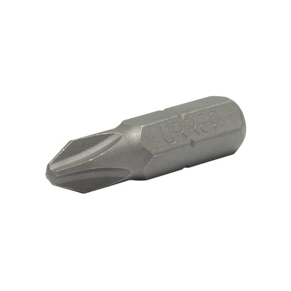 Punta Phillips para destornillador hexágono de 1/4", #2 x 1" Urrea 20008