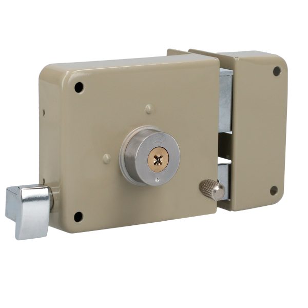 Cerradura sobreponer clásica función derecha , llave tetra, en caja Lock 20CS