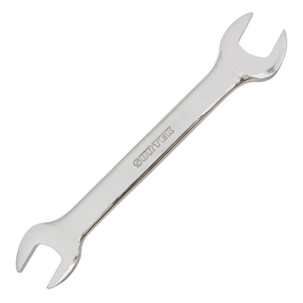 Llave española pulido espejo en pulgadas, 1/4" x 5/16" Surtek 21