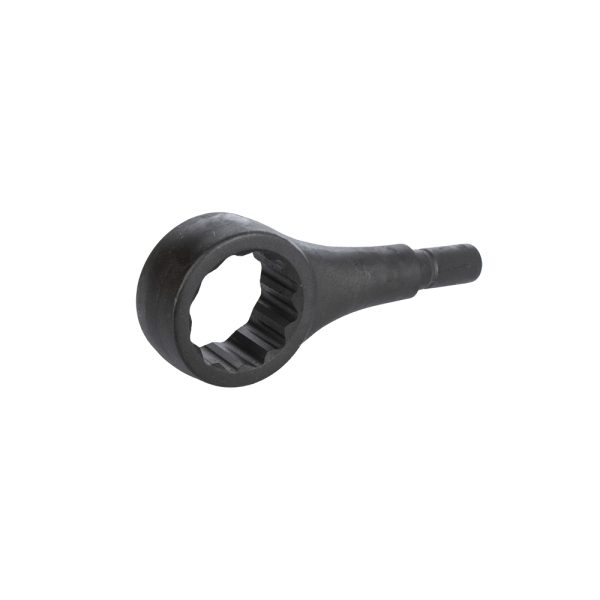 Llave de estrías de alta palanca fosfatizada sin cola métrica, 12 puntas, 55 mm Urrea 2455MHL