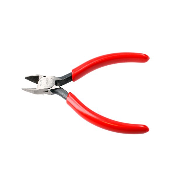 Pinza para electrónica con mango rubber grip corte diagonal de 5" Urrea 28141