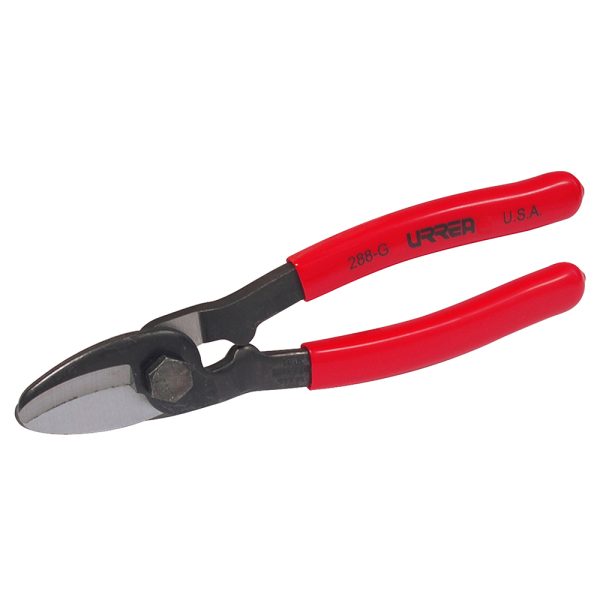Tijera corta cable con mango rubber grip de cobre AWG 2/0, 7-1/2" Urrea 288G