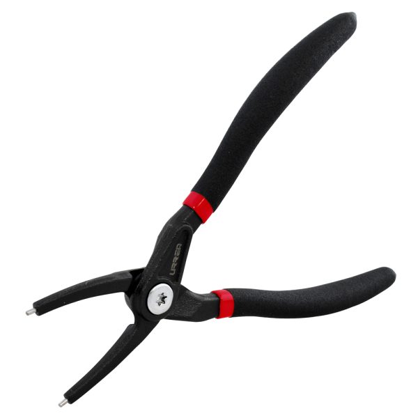 Pinza para anillos de retención con mango de vinil forjadas tipo interno ángulo de 0° Urrea 366G