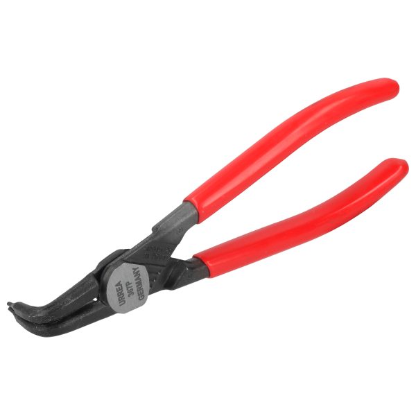 Pinza para anillos de retención con mango rubber grip forjadas tipo interno ángulo de 90° Urrea 367P