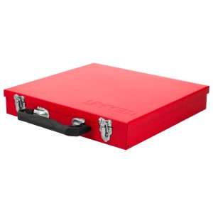 Caja metálica usos múltiples color rojo 12" x 11" x 2" Urrea 4019