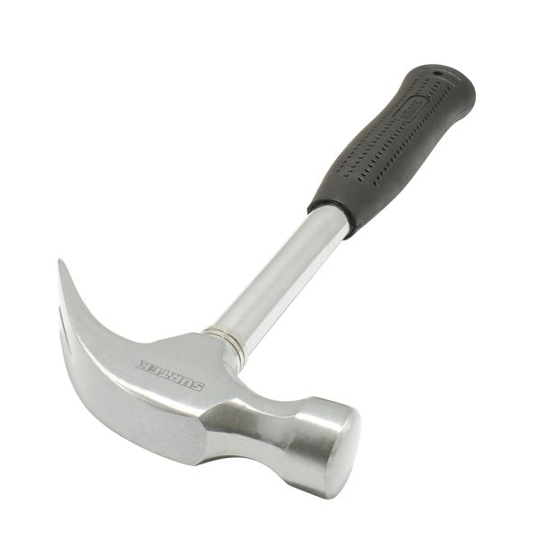 Martillo de uña curva con mango tubular de 13", 16 oz Surtek 416TN