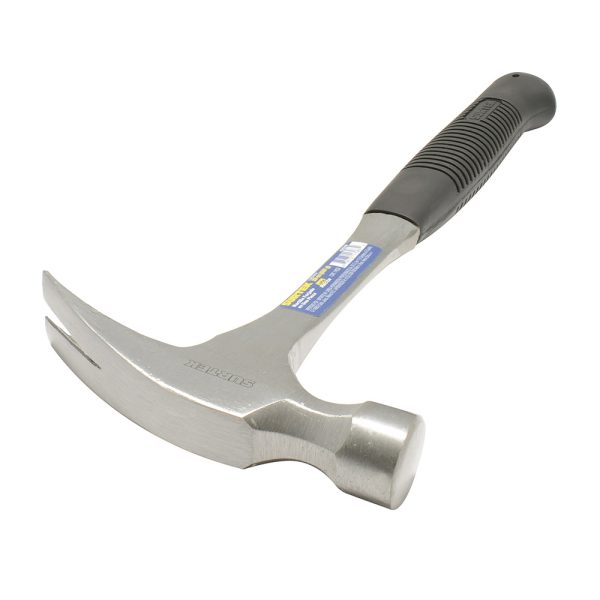 Martillo de uña recta forjada en una pieza con mango de neopreno de 13", 16 oz Surtek 416XR
