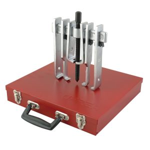 Extractor quijada recta tipo A 6 ton, 13 piezas en caja metálica Urrea 4213B