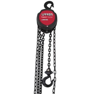 Polipasto manual 1 ramal 1 ton, cadena 6 m Urrea 42601
