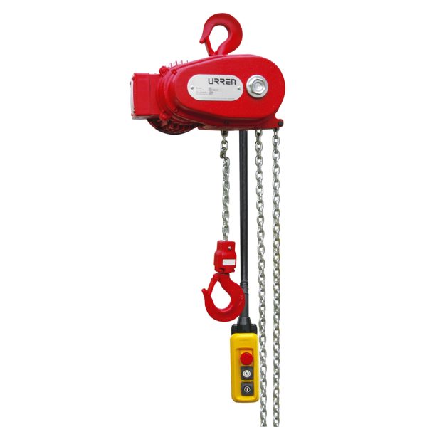 Polipasto eléctrico 1 ramal, 0.5 ton, cadena 3 m Urrea 45300