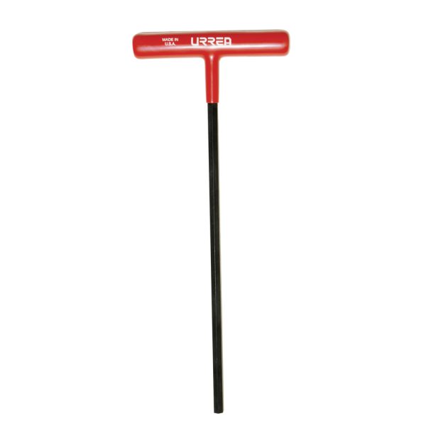 Llave hexagonal larga tipo "T" ergonómica en pulgadas, 9/64" Urrea 46409LGP
