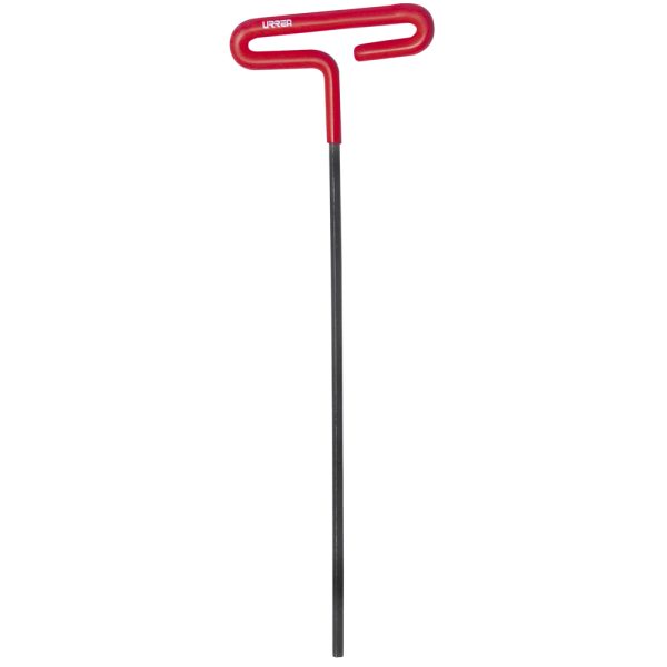 Llave hexagonal larga tipo "T" mango de vinil, en pulgadas, 3/16" Urrea 46412LG