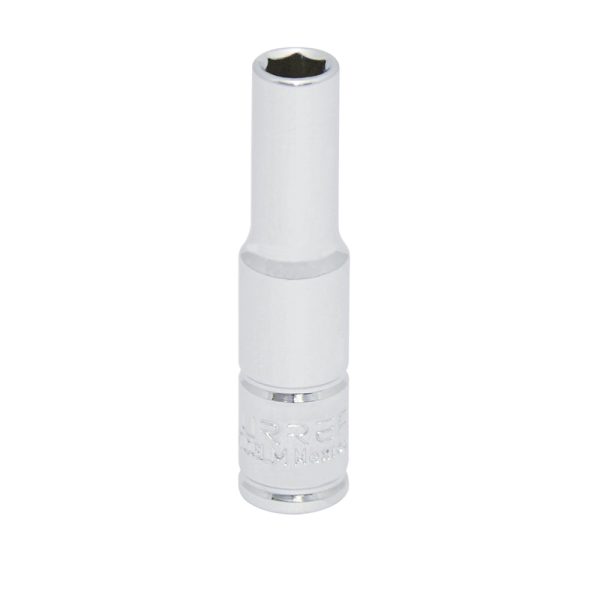 Dado largo cuadro de 1/4", 6 puntas, métrico, 6 mm Urrea 4706LM