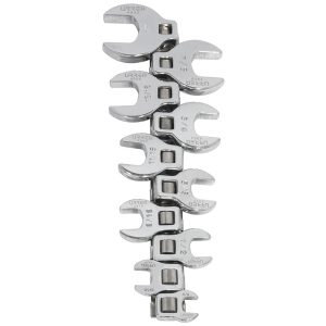 Juego de llaves pata de cuervo cuadro de 3/8", en pulgadas, 10 piezas Urrea 4900-10