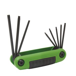Juego de llaves hexagonales tipo navaja torx T6 a T25 estuche bimaterial, 8 pz Urrea 4976TX