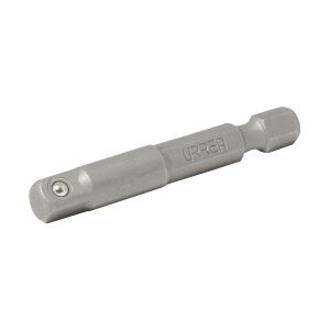Adaptador con balín para dados cuadro hembra de 1/4", hexágono de 1/4" x 2" Urrea 50006