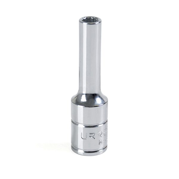 Dado largo cuadro de 3/8", 12 puntas, en pulgadas, 7/16" Urrea 5014