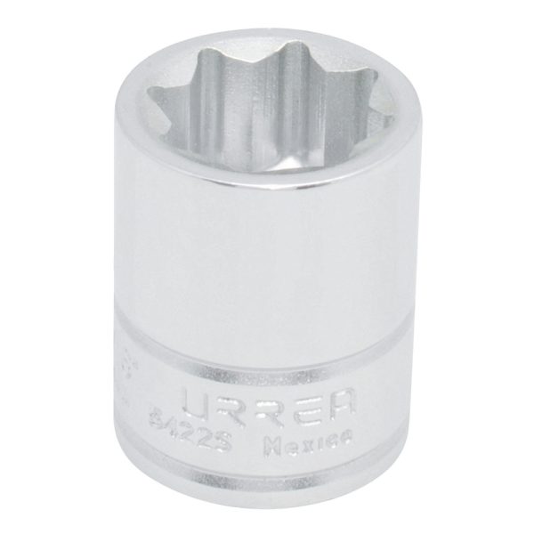 Dado cuadro de 1/2", 8 puntas, en pulgadas, 11/16" Urrea 5422S