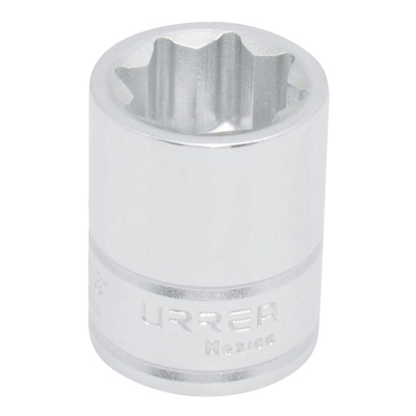 Dado cuadro de 1/2", 8 puntas, en pulgadas, 13/16" Urrea 5426S