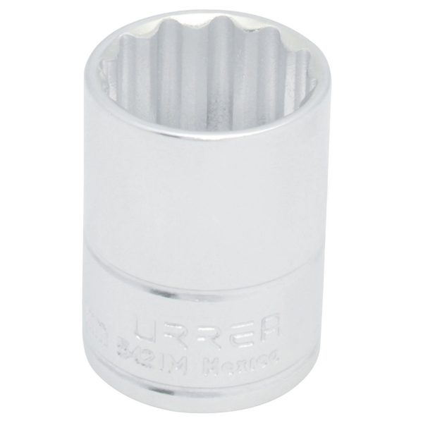 Dado cuadro de 1/2", 12 puntas, métrico, 27 mm Urrea 5427M