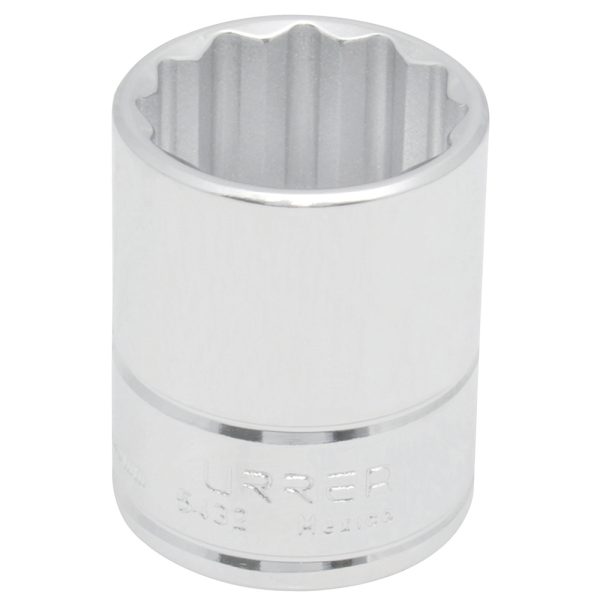 Dado cuadro de 1/2", 12 puntas, en pulgadas, 1" Urrea 5432