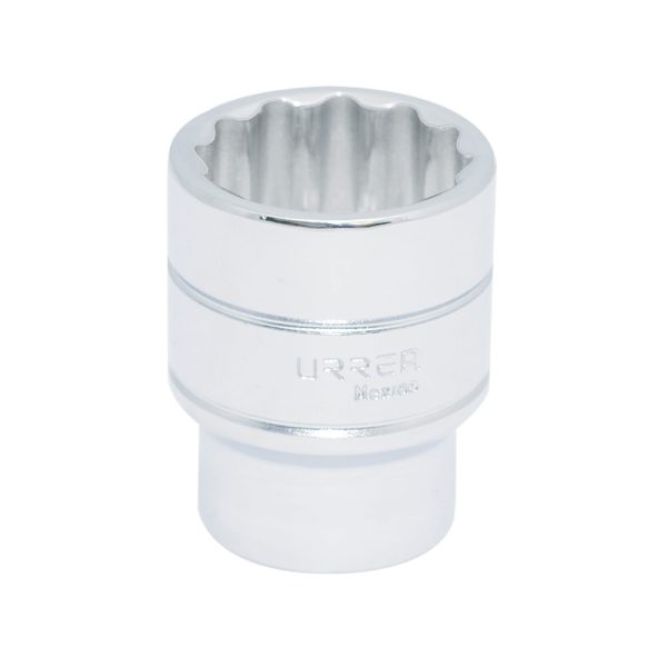 Dado cuadro de 1/2", 12 puntas, en pulgadas, 1-3/8" Urrea 5444