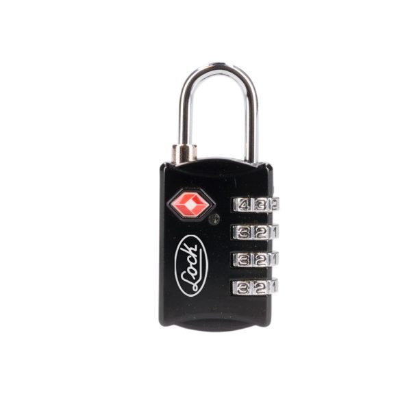 Candado de combinación programable TSA para maleta, negro 30 mm Lock 54CA