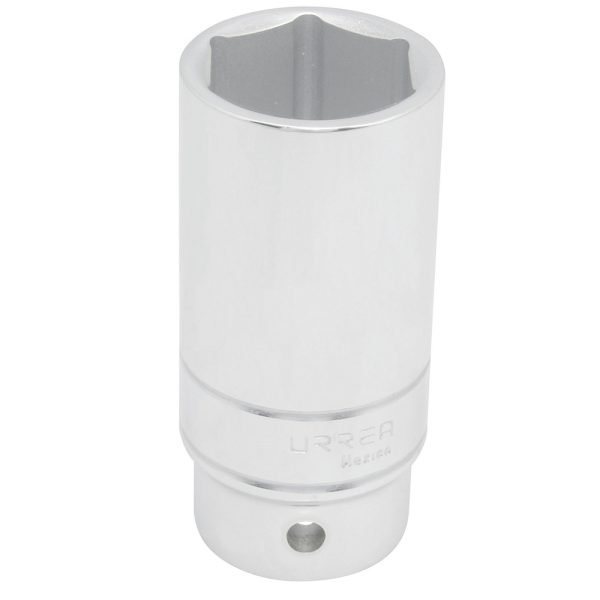 Dado largo cuadro de 3/4", 6 puntas, en pulgadas, 1-1/8" Urrea 5536HL